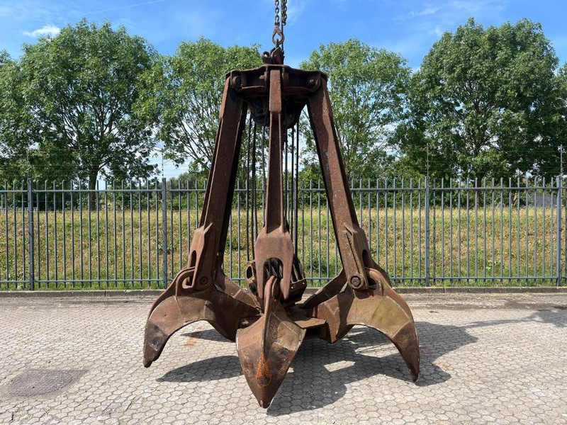 Mechanical  Two Rope Orange Peel Grab